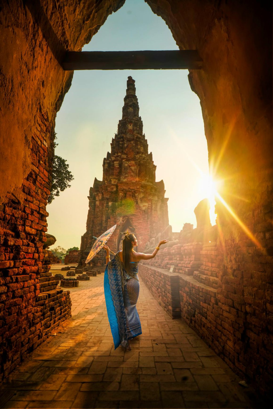 Woman in Ayutthaya, Thailand